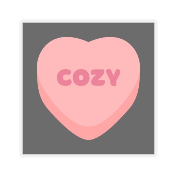 Cozy The Curator Heart Stickers (10-pack) - Image 2