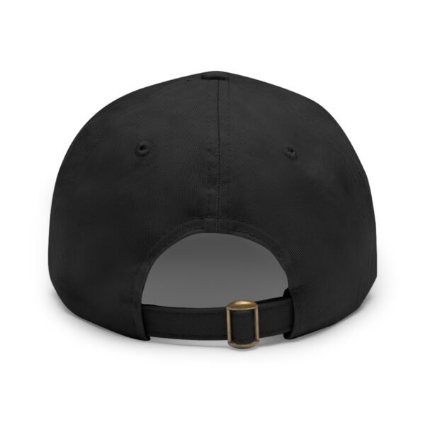 Cozy Leather Patch Baseball Cap - Image 3