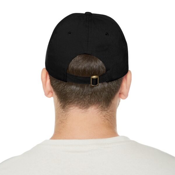 Cozy Leather Patch Baseball Cap - Image 2