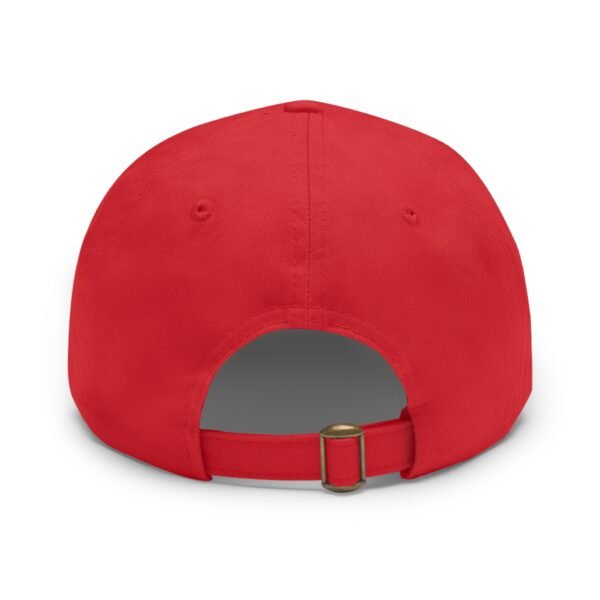 Cozy Leather Patch Baseball Cap - Image 10