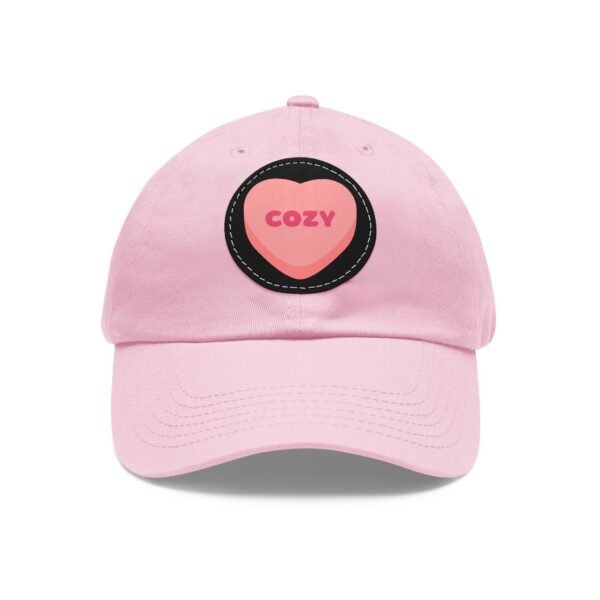 Cozy Leather Patch Baseball Cap - Image 18