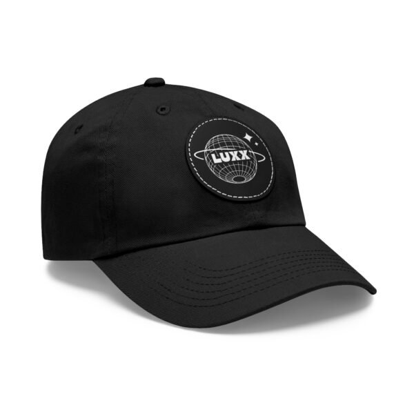Luxx Leather Patch Baseball Cap - Image 2