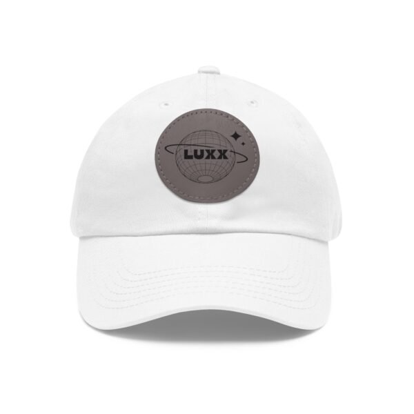 Luxx Leather Patch Baseball Cap - Image 5